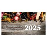 Stolní kalendář 2025 Kuchařka pro všechny /Slovak-Hungarian Szakácsnő mindenkinek (SK/HU)