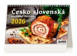 Stolní kalendář 2026 Česko-slovenský kuchař