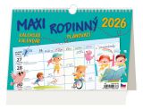 Stolní kalendář 2026 MAXI FAMILY plánovací kalendář