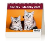 Stolní kalendář 2026 MiniMax Cats/Pussies