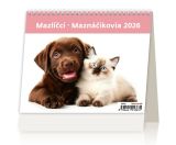 Stolní kalendář 2026 MiniMax Domácí zvířata/Pets