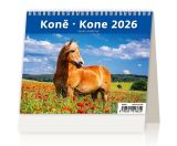 Stolní kalendář 2026 MiniMax Horses/Kones
