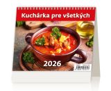 Stolní kalendář 2026 MiniMax Kuchařka pro všechny