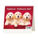 Stolový kalendár 2027 MiniMax Pejskové/Psíčkovia