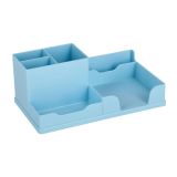 Stolní organizér - pastelově modrý Stolní organizér - pastelově modrý