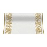 Středový pás AIRLAID  40 cm x 24 m Golden ornament