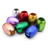 Stuha 5 mm x 10 m /vajíčko (směs 8 metalických barev)