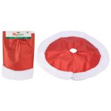 Sukně na vánoční stromek, průměr 90 cm - červená metalíza Sukně na vánoční stromek, průměr 90 cm - červená metalíza