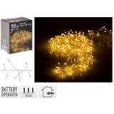 Svítící řetěz 100 LED teplá bílá, délka 1 m
