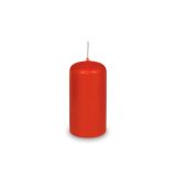 Svíčka válcová 40 x 80 mm, červená (4 ks v bal.) Svíčka válcová 40 x 80 mm, červená (4 ks v bal.)