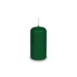 Svíčka válcová 40 x 80 mm, tm. zelená (4 ks v bal.) Svíčka válcová 40 x 80 mm, tm. zelená (4 ks v bal.)