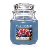 Svíčka Yankee Candle - Mulberry and Fig Delight, střední