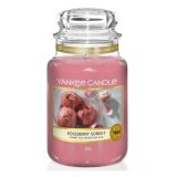 Svíčka Yankee Candle - Roseberry Sorbet, velká