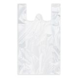 Taška 5 kg bílá 25 +12 x 47 cm - extra silná (100 ks v bal.)