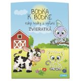 Tečka k tečce Nalepte tečky a vybarvi - Zvířátka