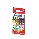 Trojhranné pastelky CENTROPEN 9531/6, průměr 10 mm, omyvatelné, zářivé barvy