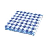 Ubrousky 1-vrstvé 33 x 33 cm karo modré 100 ks Ubrousky 1-vrstvé 33 x 33 cm karo modré 100 ks