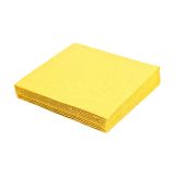 Ubrousky 2-vrstvé 33 x 33 cm žluté / 250ks / Ubrousky 2-vrstvé 33 x 33 cm žluté / 250ks /