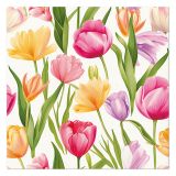 Ubrousky PAW AIRLAID 40x40 cm (50 ks) Tulip Dream Pattern Ubrousky PAW AIRLAID 40x40 cm (50 ks) Tulip Dream Pattern