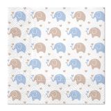 Ubrousky PAW L 33x33cm Baby Elephants blue