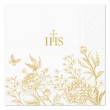 Ubrousky PAW L 33x33cm Birds & Peonies Elegance