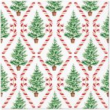 Ubrousky PAW L 33x33cm Candy Cane Forest