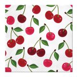 Ubrousky PAW L 33x33cm Cherries Pattern