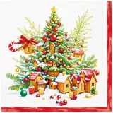 Ubrousky PAW L 33x33cm Festive Joy Tree Ubrousky PAW L 33x33cm Festive Joy Tree