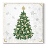 Ubrousky PAW L 33x33cm  Frosty Tree