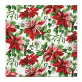 Ubrousky PAW L 33x33cm Glory Poinsettia