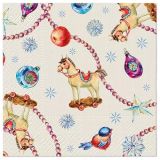 Ubrousky PAW L 33x33cm Horses And Baubles Ubrousky PAW L 33x33cm Horses And Baubles