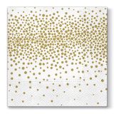 Ubrousky PAW L 33x33cm konfety - zlaté