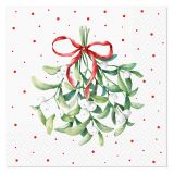 Ubrousky PAW L 33x33cm Mistletoe Magic Ubrousky PAW L 33x33cm Mistletoe Magic