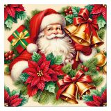 Ubrousky PAW L 33x33cm Santa Bells