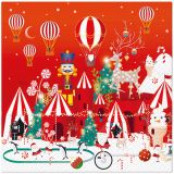 Ubrousky PAW L 33x33cm Winter Wonderland Christmas