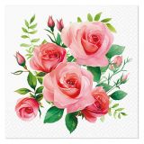 Ubrousky TaT 33x33 cm Bouquet Of Roses