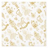 Ubrousky TaT 33x33cm Golden Nutcracker Ubrousky TaT 33x33cm Golden Nutcracker