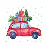 Ubrousky TaT 33x33cm Holly Truck Ubrousky TaT 33x33cm Holly Truck
