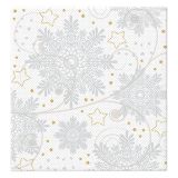 Ubrousky TaT 38x40cm Snowflakes silver Ubrousky TaT 38x40cm Snowflakes silver