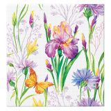Ubrousky TaT 38x40cm Softpoint Iris With Butterfly