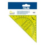Úhloměr 14 cm MILAN Flex&Resistant (Acid série) - žlutý