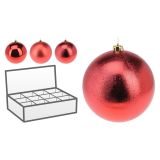 Vánoční koule 18 cm červená (mix/cena 1ks) Vánoční koule 18 cm červená (mix/cena 1ks)