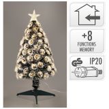 Vánoční stromek se sněhem, osvětlení z optických vláken, výška 90 cm Vánoční stromek se sněhem, osvětlení z optických vláken, výška 90 cm