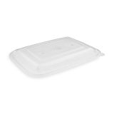 Víčko vypouklé průhledné PP pro menu mísu L 25x18,5 x 2 cm, sada 50 ks Víčko vypouklé průhledné PP pro menu mísu L 25x18,5 x 2 cm, sada 50 ks