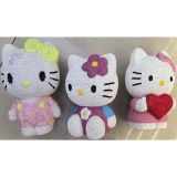 Vinylová krabička 19 cm Ozdobte si ji sami - Hello Kitty