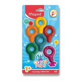 Voskovky MAPED COLOR`PEPS Baby Crayons, 6 ks