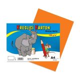 Karton kreslící A4 180g / 50 list. oranžový