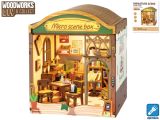 Woodworks dřevěné knihkupectví 142ks na baterie se světlem v krabičce Woodworks dřevěné knihkupectví 142ks na baterie se světlem v krabičce