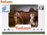 Zoolandia tygr s mláďaty 7-15cm v krabičce Zoolandia tygr s mláďaty 7-15cm v krabičce