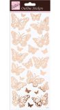 DO samolepky ANT 810284 Butterflies Rose Gold On White